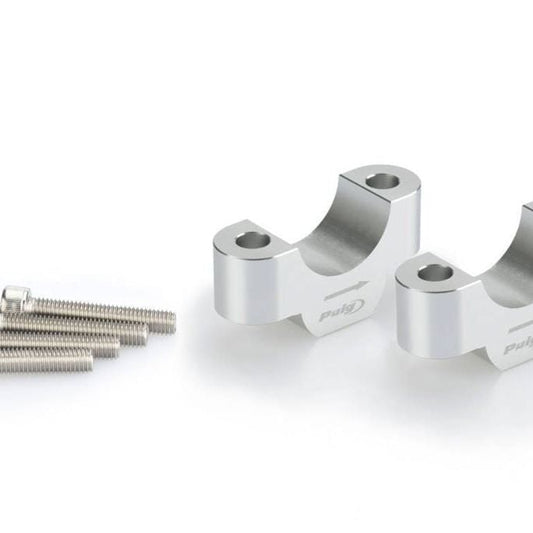 Stuurverhogers 20mm zilver Puig BMW R1200GS / R1250GS / Adventure