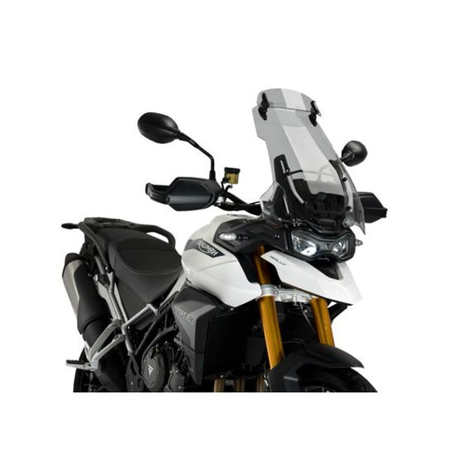 Vervangingsruit touring met opzetruitje licht getint Puig Triumph Tiger 850 Sport / Tiger 900