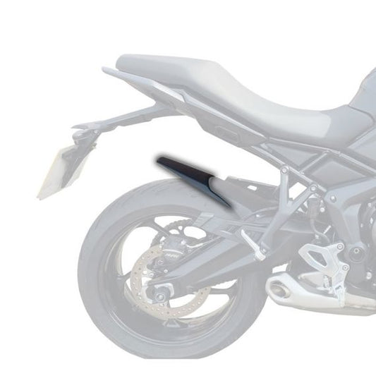 Achterspatbord verlenger mat zwart voor het originele spatbord Triumph Tiger Sport 660 '22-