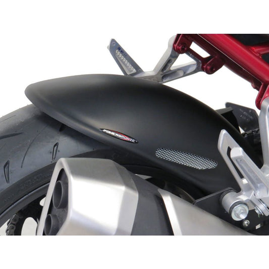 Achterspatbord sport-line mat zwart met zilver gaas Honda CB750 Hornet '23-
