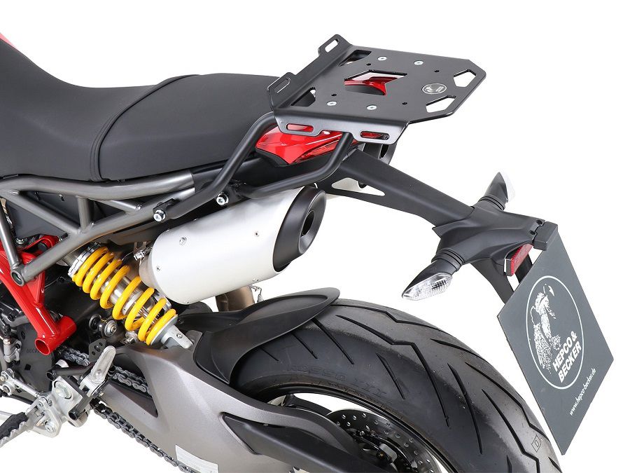 Topdrager zwart Minirack Hepco&Becker Ducati Hypermotard 950/SP '19-