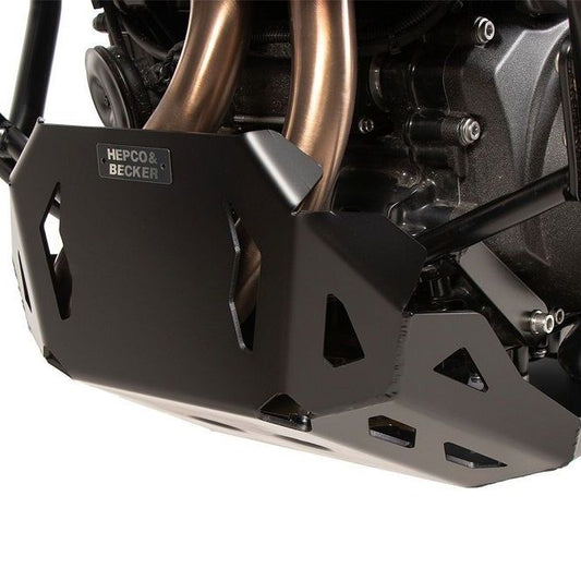 Carterplaat zwart aluminium Hepco&Becker BMW F900GS '24-