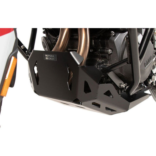 Carterplaat zwart aluminium Hepco&Becker BMW F800GS '24-