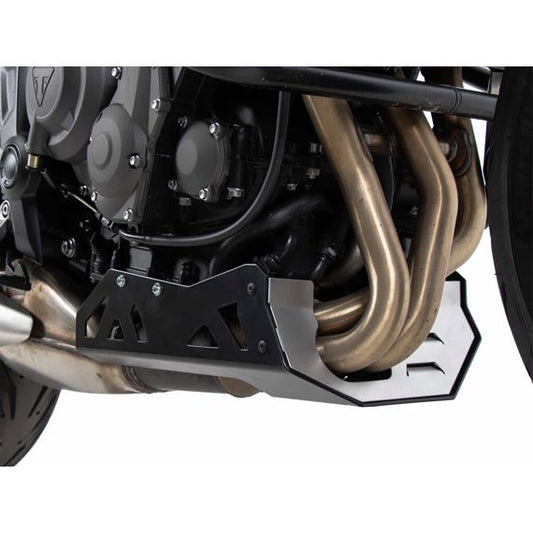 Carterplaat zwart/zilver Hepco&Becker Triumph Trident 660 '21-