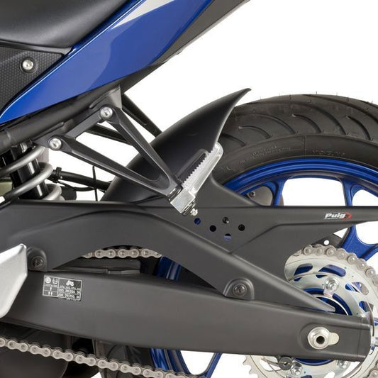 Achterspatbord Puig mat zwart Yamaha MT-03 '16-/ YZF-R3 '15-