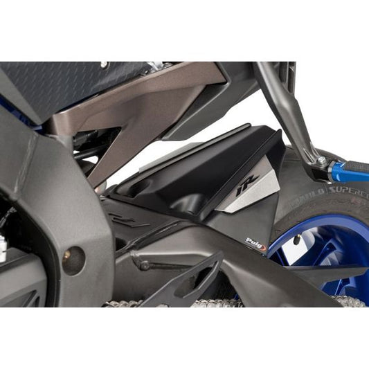 Achterspatbord Puig mat zwart Yamaha YZF-R1 '15- met logo