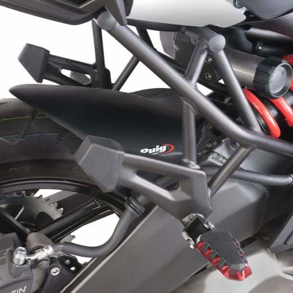 Achterspatbord Puig carbon look Kawasaki Versys 650 '07-