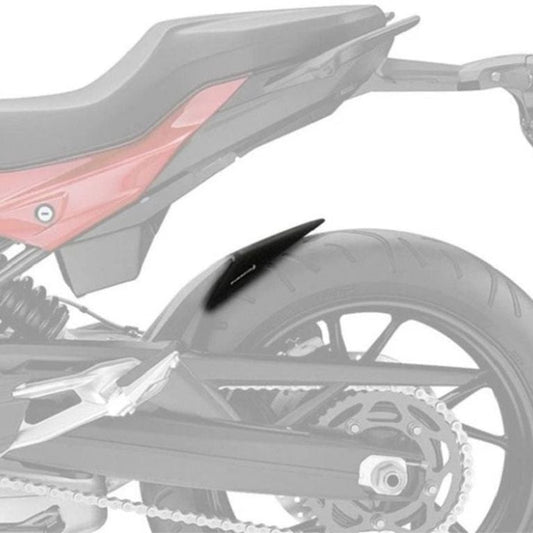 Achterspatbord verlenger mat zwart voor het originele spatbord BMW F900R/XR '20-