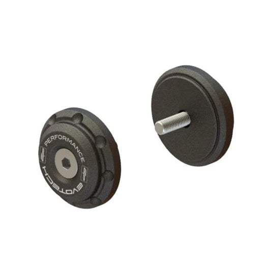 Bar ends (set) zwart Evotech Performance Triumph Trident 660 '21- (met bar end spiegels)