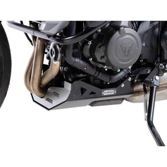 Carterplaat zilver/zwart Hepco&Becker Triumph Tiger Sport 660 '22-