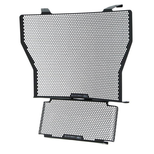 Radiator/oliekoeler cover set zwart Evotech Performance BMW S1000RR '09-11