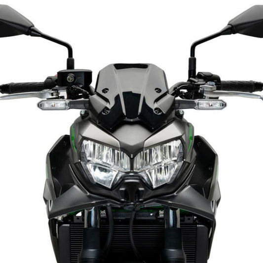 Naked Front Spoiler carbon look Puig voor Kawasaki Z650 '21-