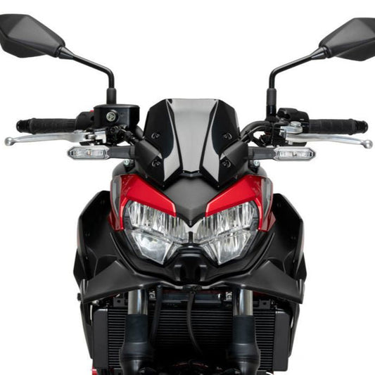 Naked Front Spoiler mat zwart Puig voor Kawasaki Z650 '21-