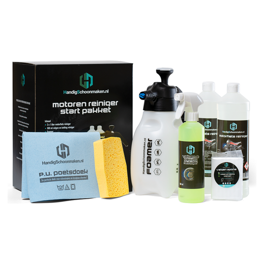 Motoren reiniger start pakket Handig Schoonmaken