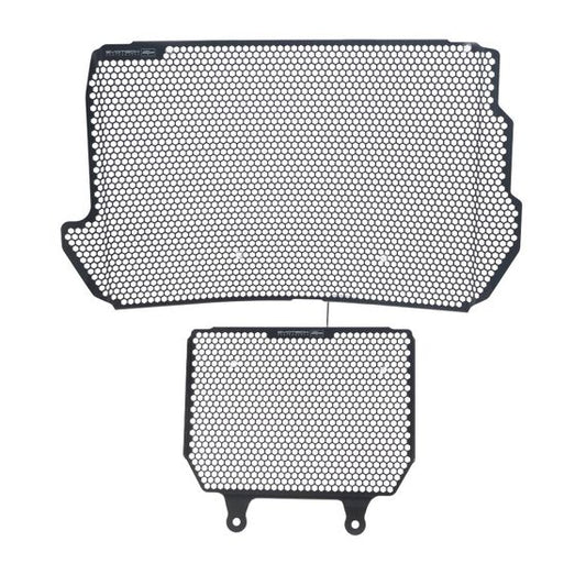 Radiatorcover set zwart Evotech Performance Yamaha R1 '20-