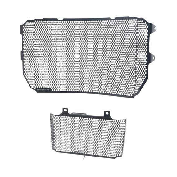 Radiator/oliekoeler cover set zwart Evotech Performance Yamaha MT-10 SP '16-21