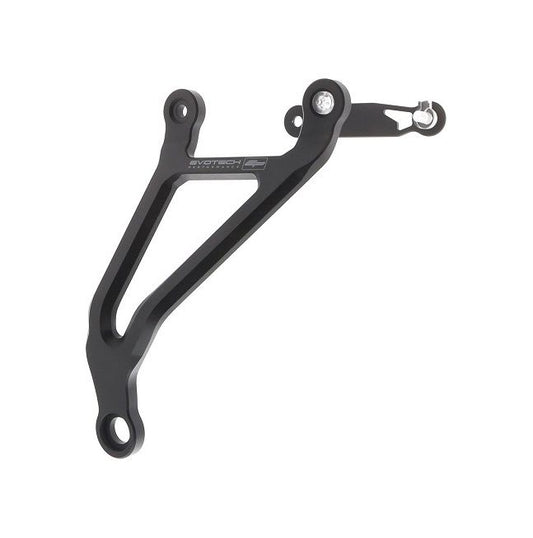 Uitlaatsteun met afdekplaatje zwart Evotech Performance Kawasaki Z H2 '20-