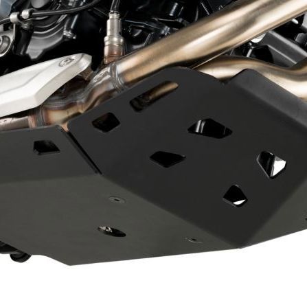 Carterplaat aluminium zwart Puig BMW F750/850/900GS