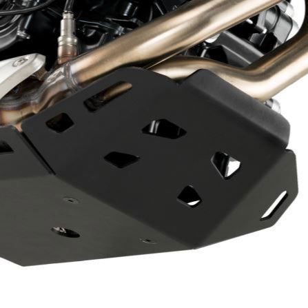 Carterplaat aluminium zwart Puig BMW F750/850/900GS