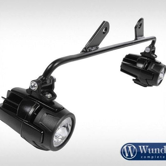 Mounting kit auxiliary lamps for Wunderlich tank protection bar BMW R1200GS LC- black Wunderlich