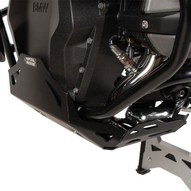 Carterplaat aluminium zwart Hepco&Becker BMW R1300GS '23-