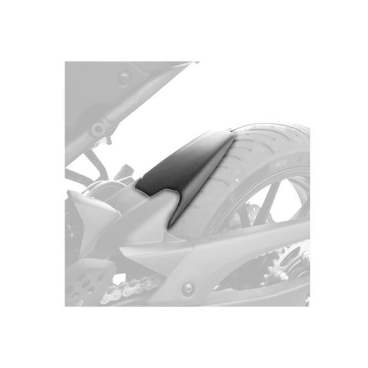 Achterspatbord verlenger mat zwart voor het originele spatbord Yamaha MT-07 /TRACER