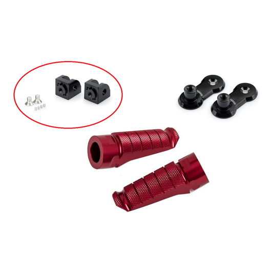 VARIO voetsteunadapters voorzijde van Puig voor diverse Honda modellen