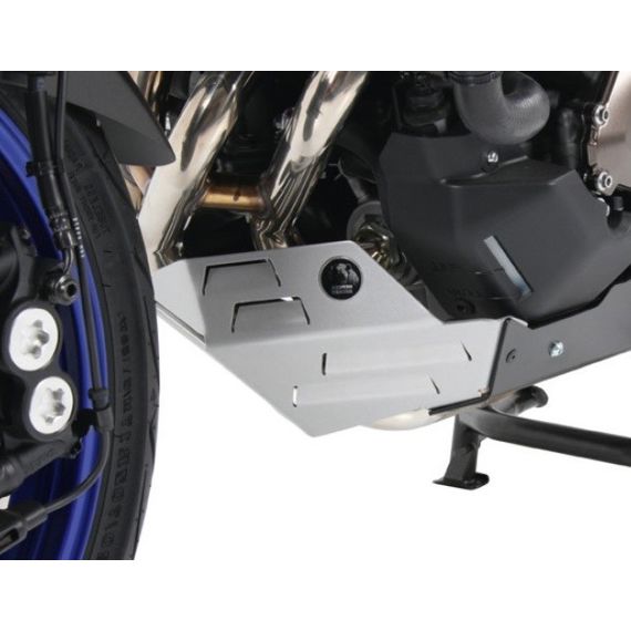 Carterplaat aluminium zwart/zilver Hepco&Becker Yamaha MT-09 Tracer / GT '18-'20