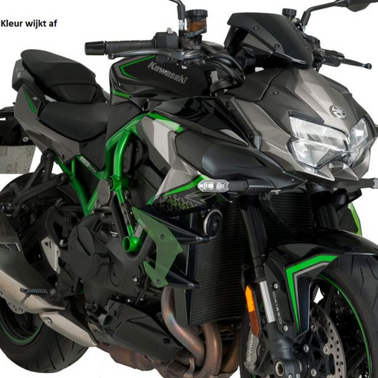Side Spoiler Downforce Naked van Puig voor de Kawasaki Z H2 '22- -zwart
