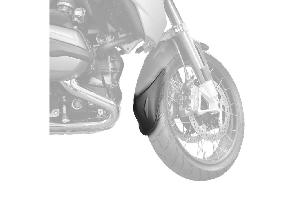 Voorspatbord verlenger zwart Puig model PLUS BMW R1200GS/1250GS modellen