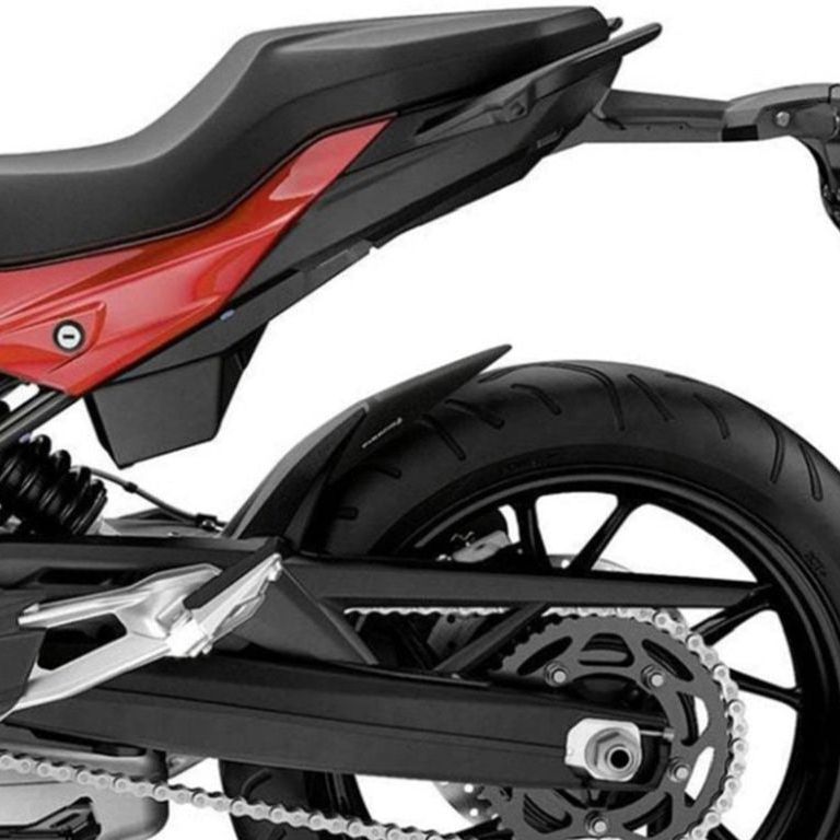 Achterspatbord verlenger mat zwart voor het originele spatbord BMW F900R/XR '20-