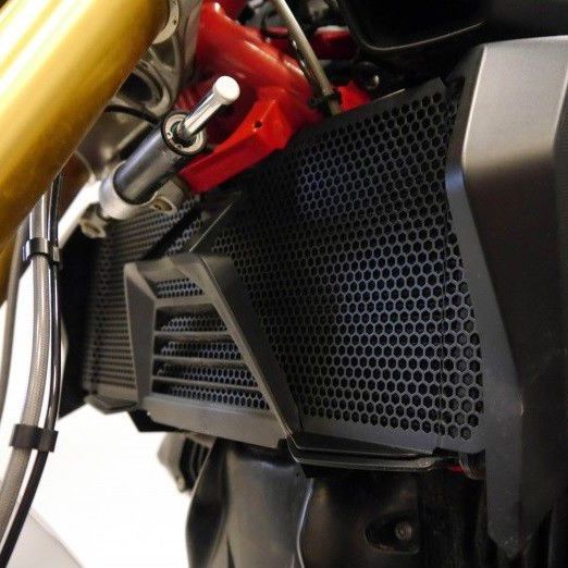 Radiatorcover zwart Evotech Performance BMW R1200RS '15-18