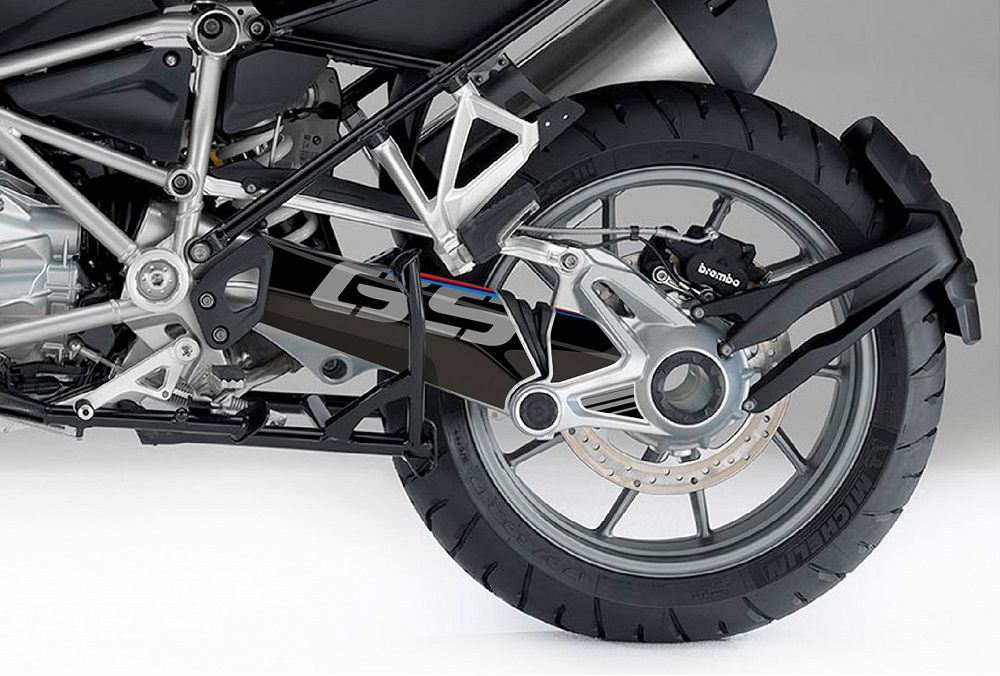 Cardan protection sticker Uniracing BMW R1200GS/ADV / BMW R1250GS/ADV wit