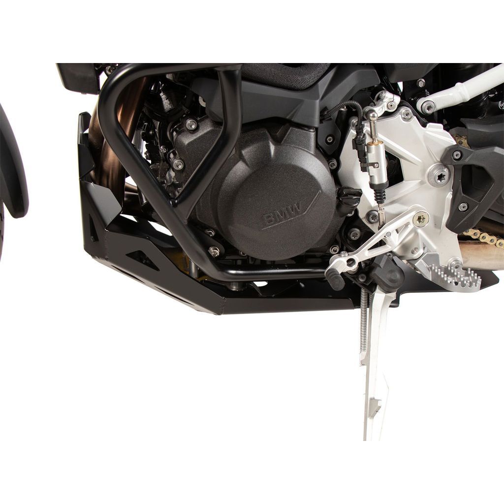 Carterplaat zwart aluminium Hepco&Becker BMW F800GS '24-