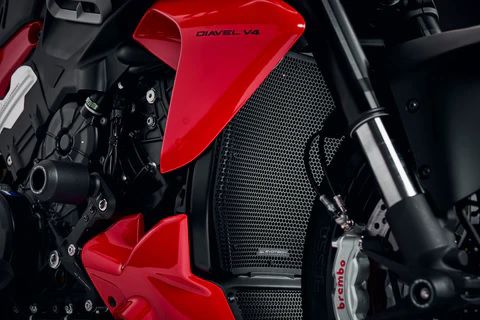 Radiator/oliekoeler cover set Evotech Performance Ducati Diavel V4 '23-