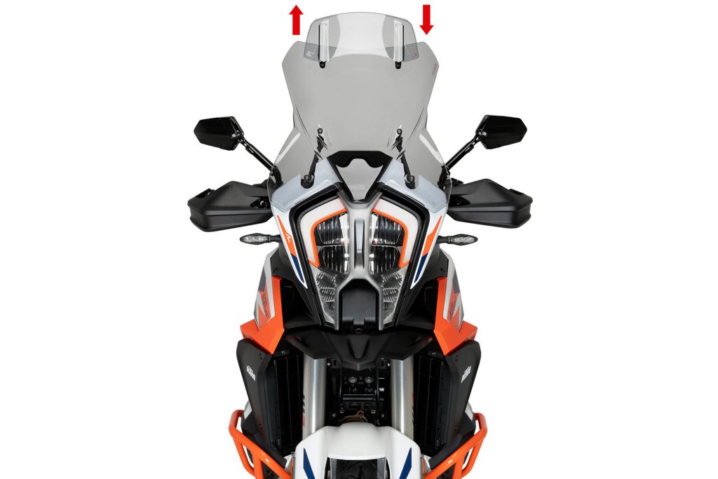 Vervangingsruit touring PLUS met opzetruitje Puig KTM 1290 Super Adv. R/S '21-