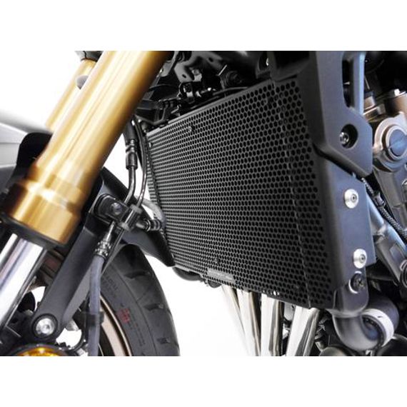 Radiatorcover zwart Evotech Performance Honda CBR650R '21-23