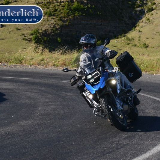 Mounting kit auxiliary lamps for Wunderlich tank protection bar BMW R1200GS LC- black Wunderlich