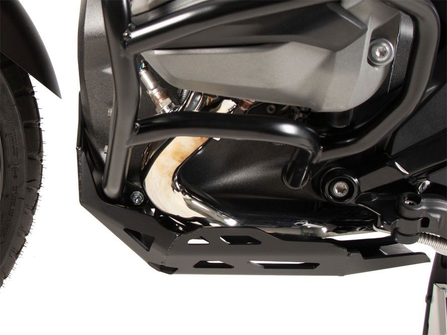 Carterplaat aluminium zwart Hepco&Becker BMW R1300GS '23-