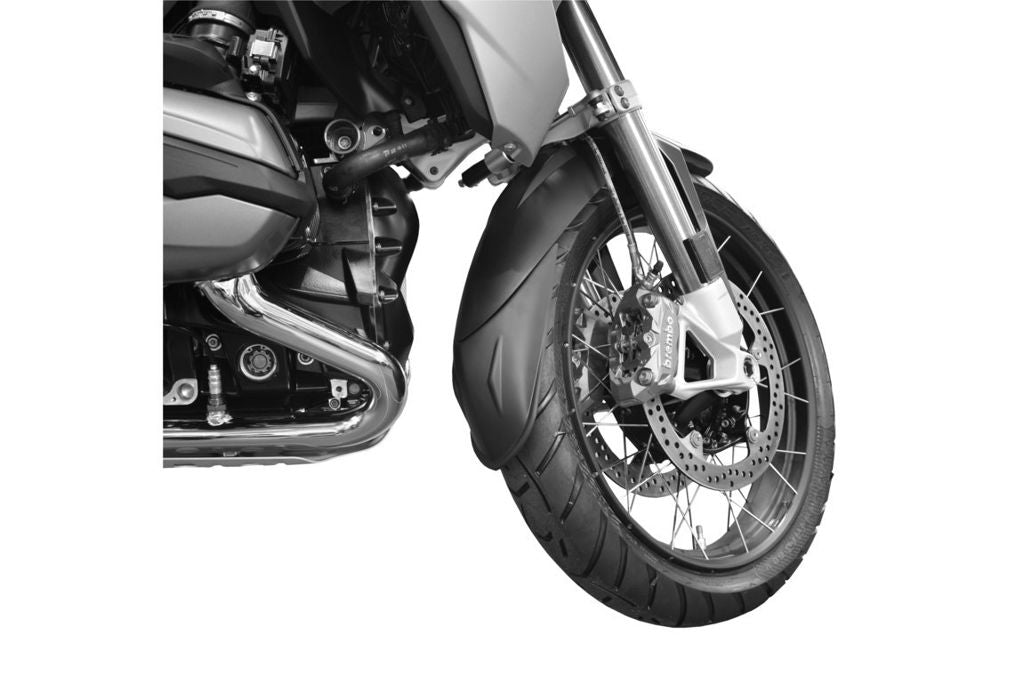 Voorspatbord verlenger zwart Puig model PLUS BMW R1200GS/1250GS modellen