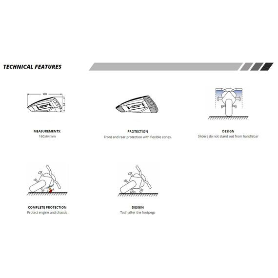 Sliders Puig model Pro 2.0 diverse Suzuki modellen