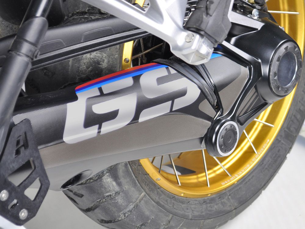 Cardan protection sticker Uniracing BMW R1200GS/ADV / BMW R1250GS/ADV zwart