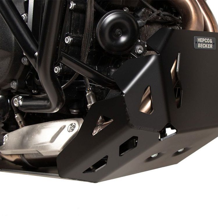 Carterplaat zwart aluminium Hepco&Becker BMW F900GS '24-