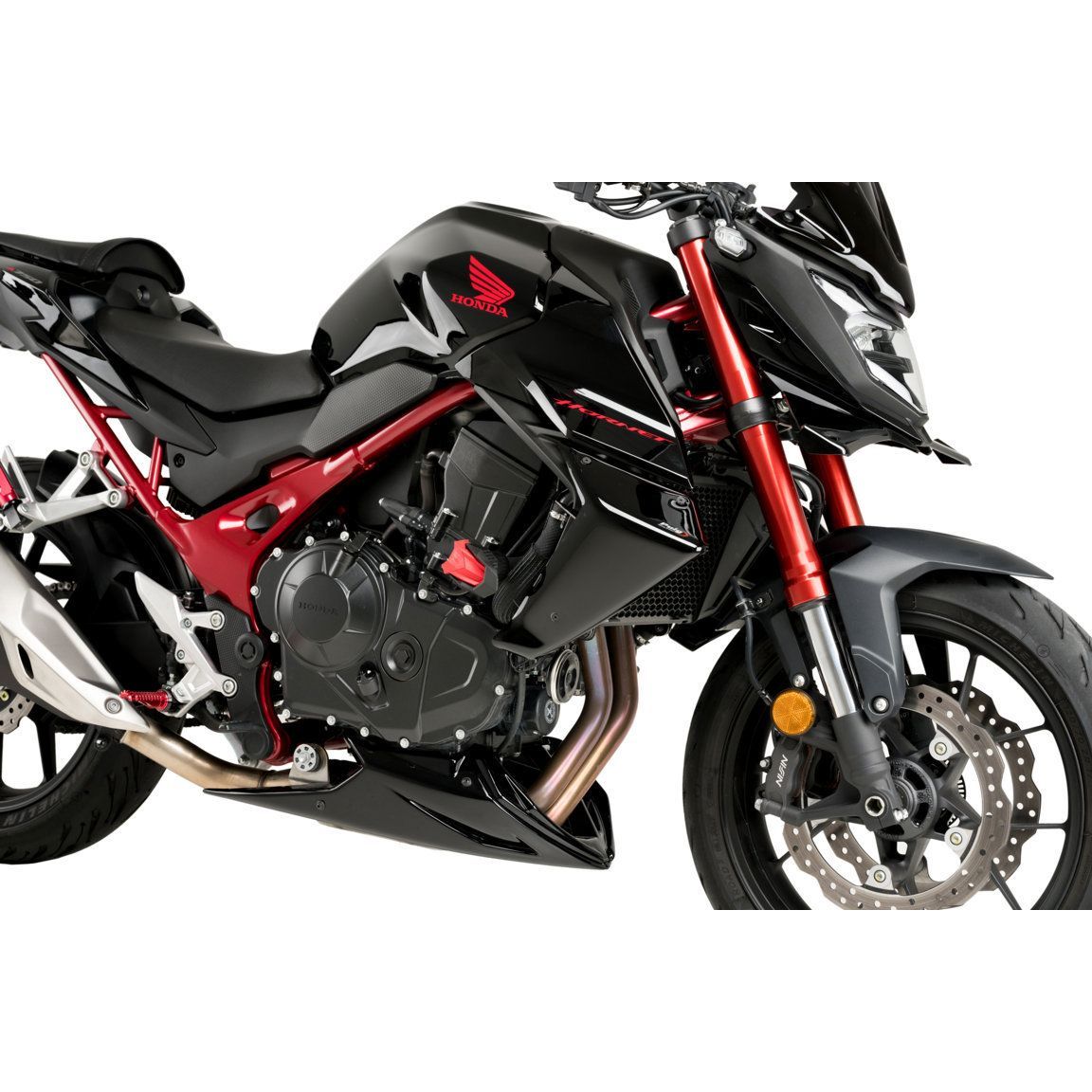 Side Spoiler Downforce Naked van Puig voor de Honda CB750 Hornet '23-