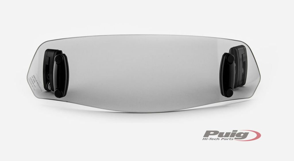 Opzetruit transparant model Clip-On Puig (klemmen) 325x102mm