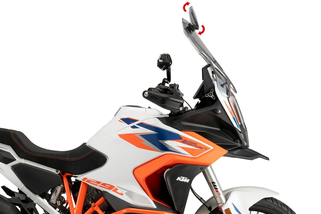 Vervangingsruit touring PLUS met opzetruitje Puig KTM 1290 Super Adv. R/S '21-