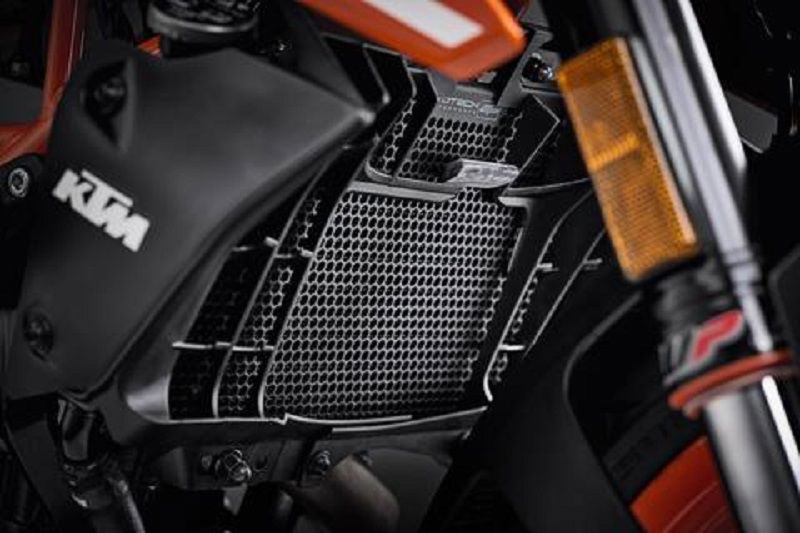 Radiator cover zwart Evotech Performance KTM 125 Duke '17-