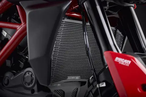 Radiatorcover zwart Evotech Performance Ducati Hypermotard 950 '19-