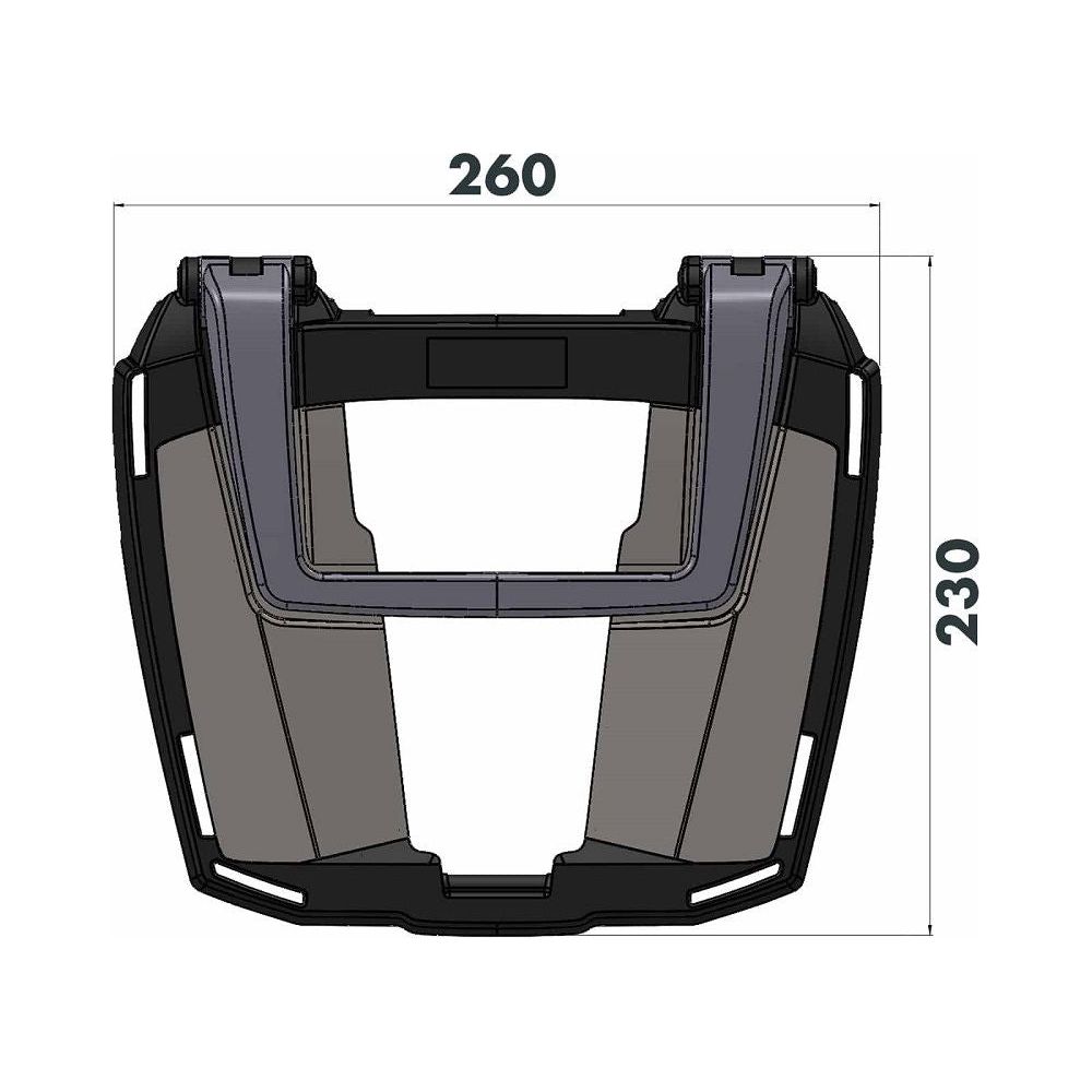 Topdrager zwart Easyrack Hepco&Becker Honda CB750 Hornet '23-Bagage