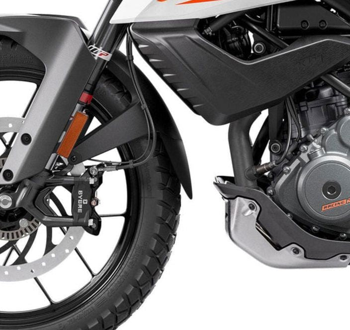 Achterspatbord verlenger mat zwart voor het originele spatbord KTM 390 Adventure '20-